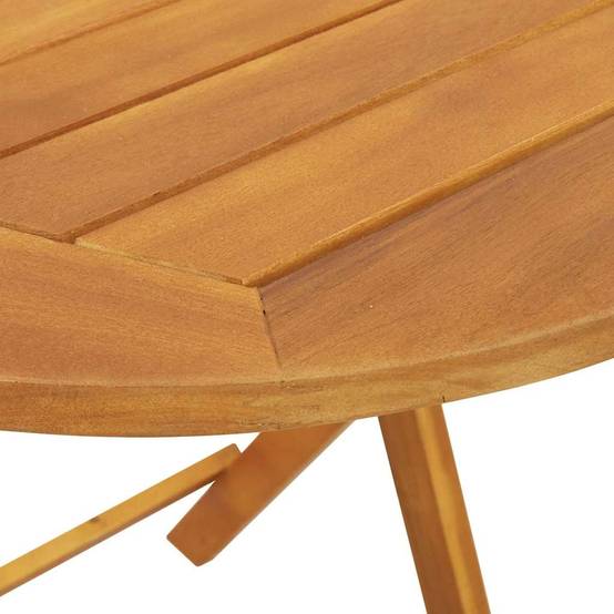 PANGIVO - Table de jardin pliable bois d'acacia naturel 60 x 60 x 72 cm - PANGIVO - Image 9