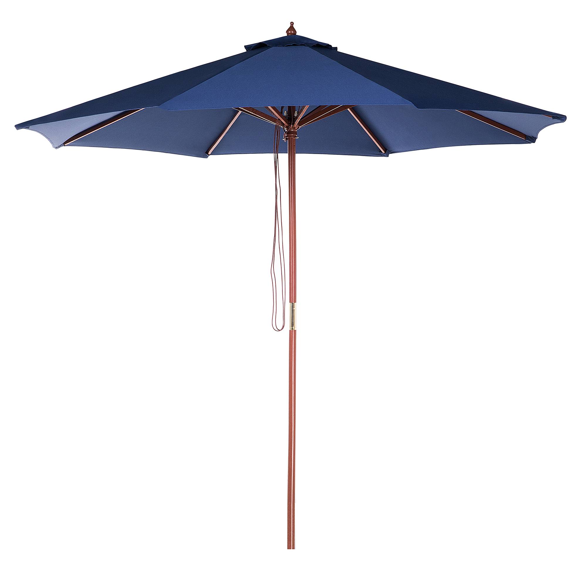 Beliani - Parasol droit Tissu Bleu marine TOSCANA - Beliani - Imagen 2
