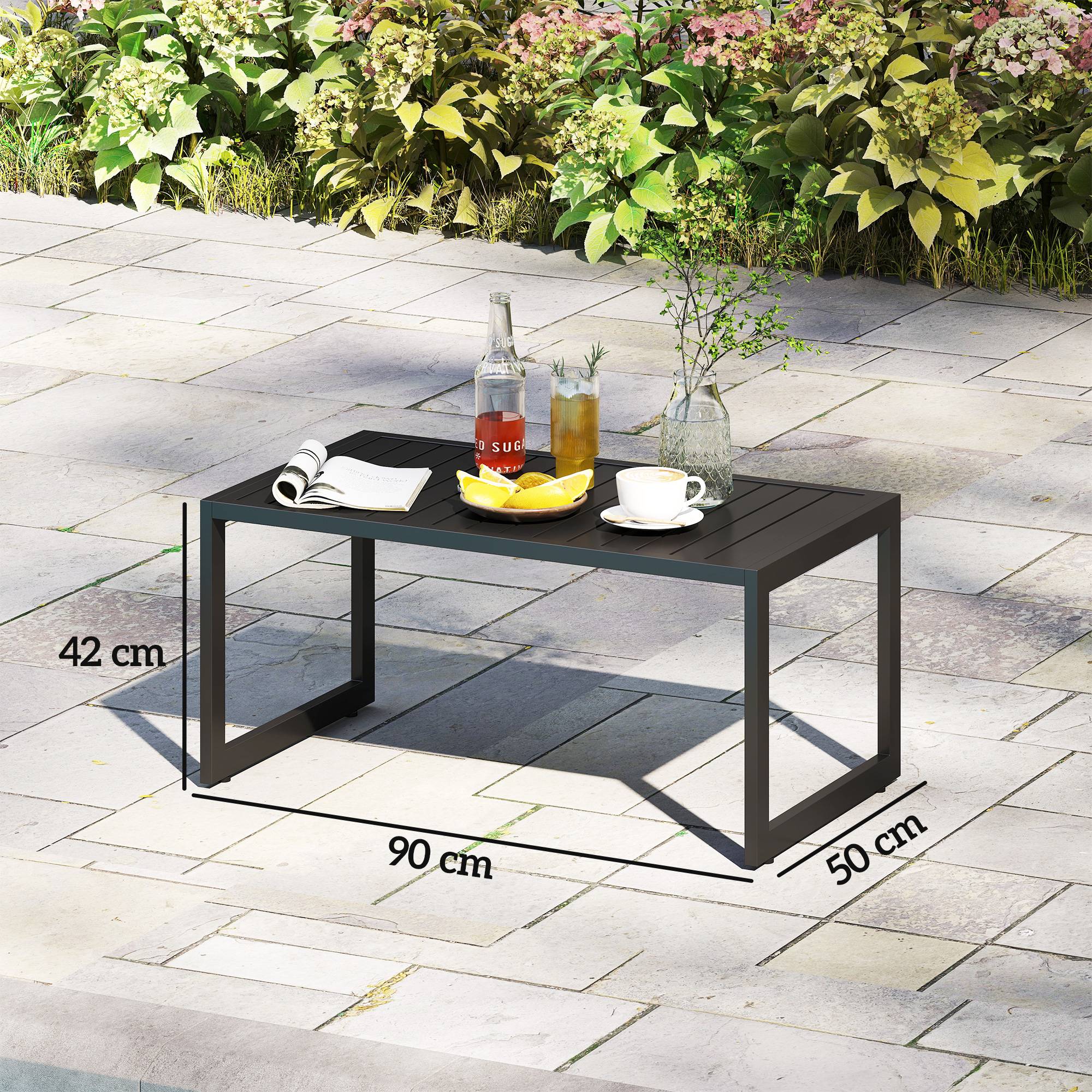 Table Basse Exterieure Aluminium