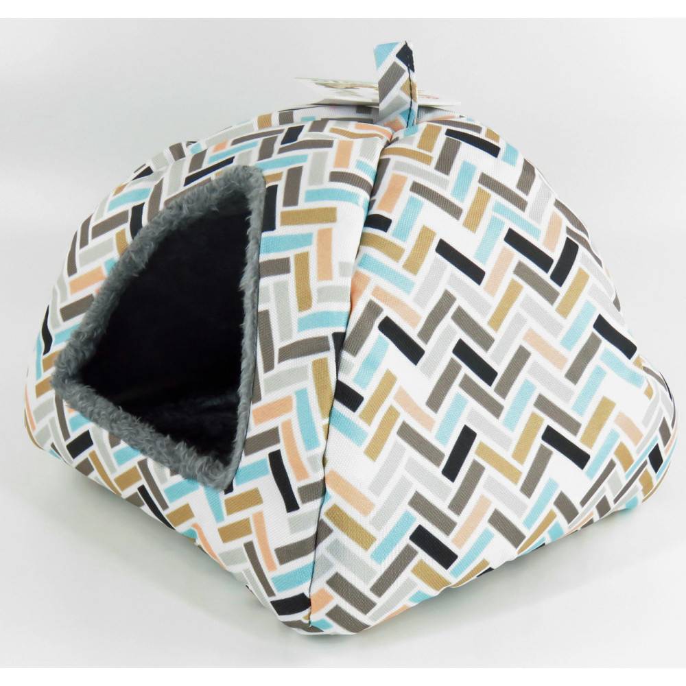 Panier Igloo CLAVIO 23 cm x 23 cm x h 23 cm pour rongeur. - Image 3