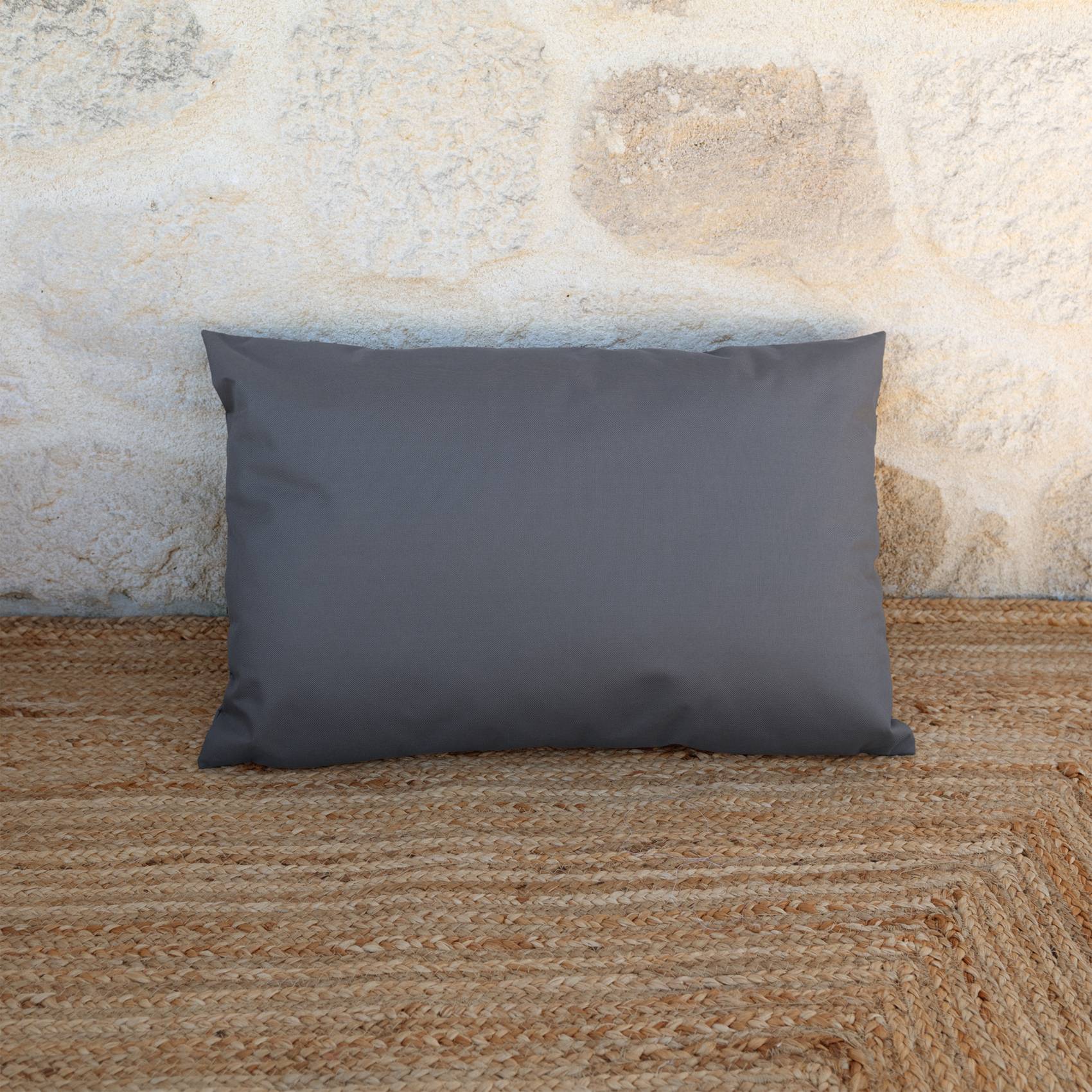Home Maison - Coussin extérieur imperméable et déhoussable MINORQUE - HOME MAISON - Polyester - Gris anthracite - Image 3