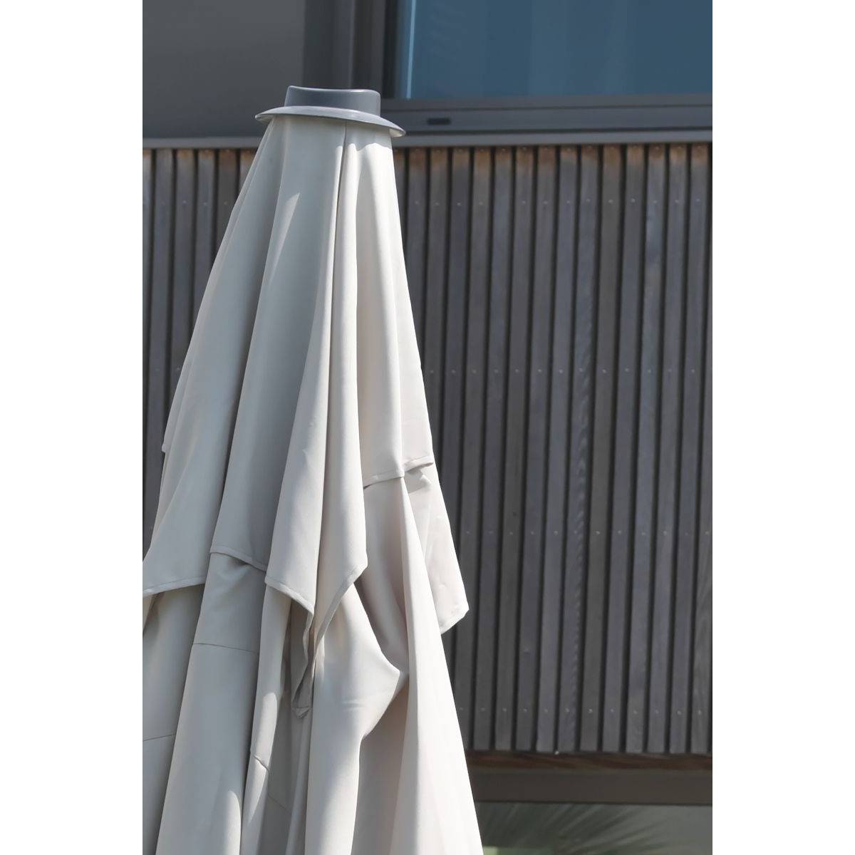 Dcb Garden - Parasol Déporté à Manivelle "Sevilla" 400cm Beige - Imagen 3
