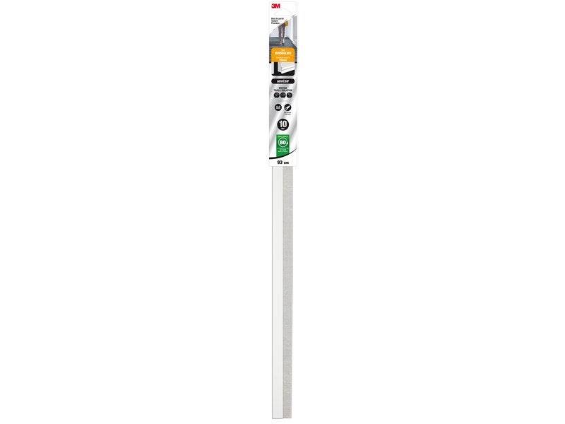 Bas De Porte Adhésif Sol Irregulier Premium, L.93 Cm Blanc - 3M