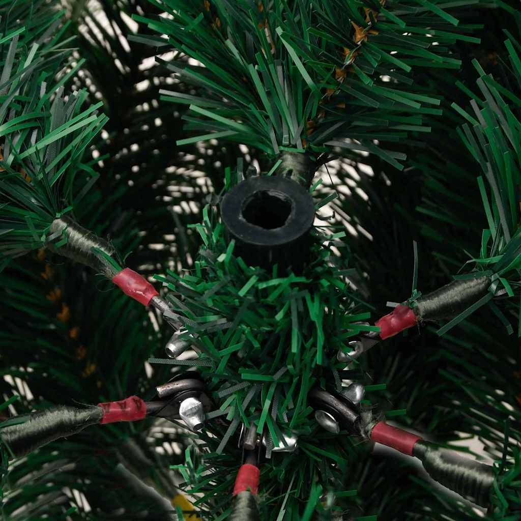 ComfortXL - Sapin de Noël Artificiel Lumineux 150 cm Vert, avec Guirlande LED et Set de 61 Boules – ComfortXL Outdoor Living - Image 10