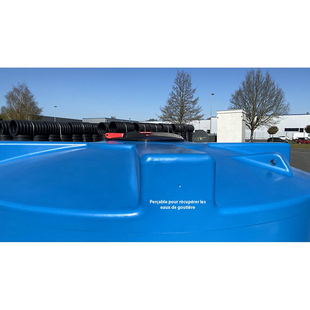 Cuve à eau verticale 2000l aérienne-plast'up rotomoulage - Imagen 4