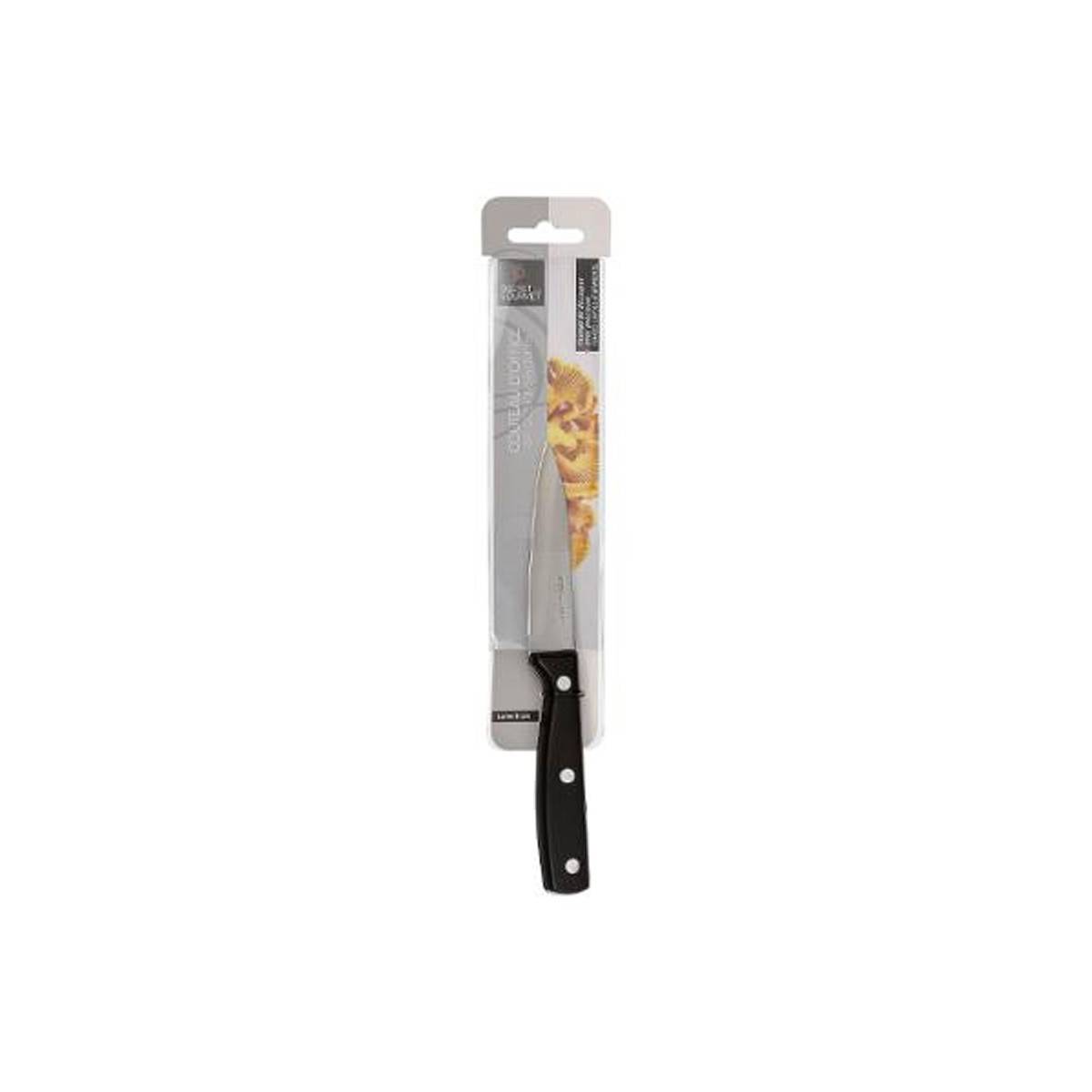 Couteau d'Office "Dice" Inox 19cm Noir - Image 2