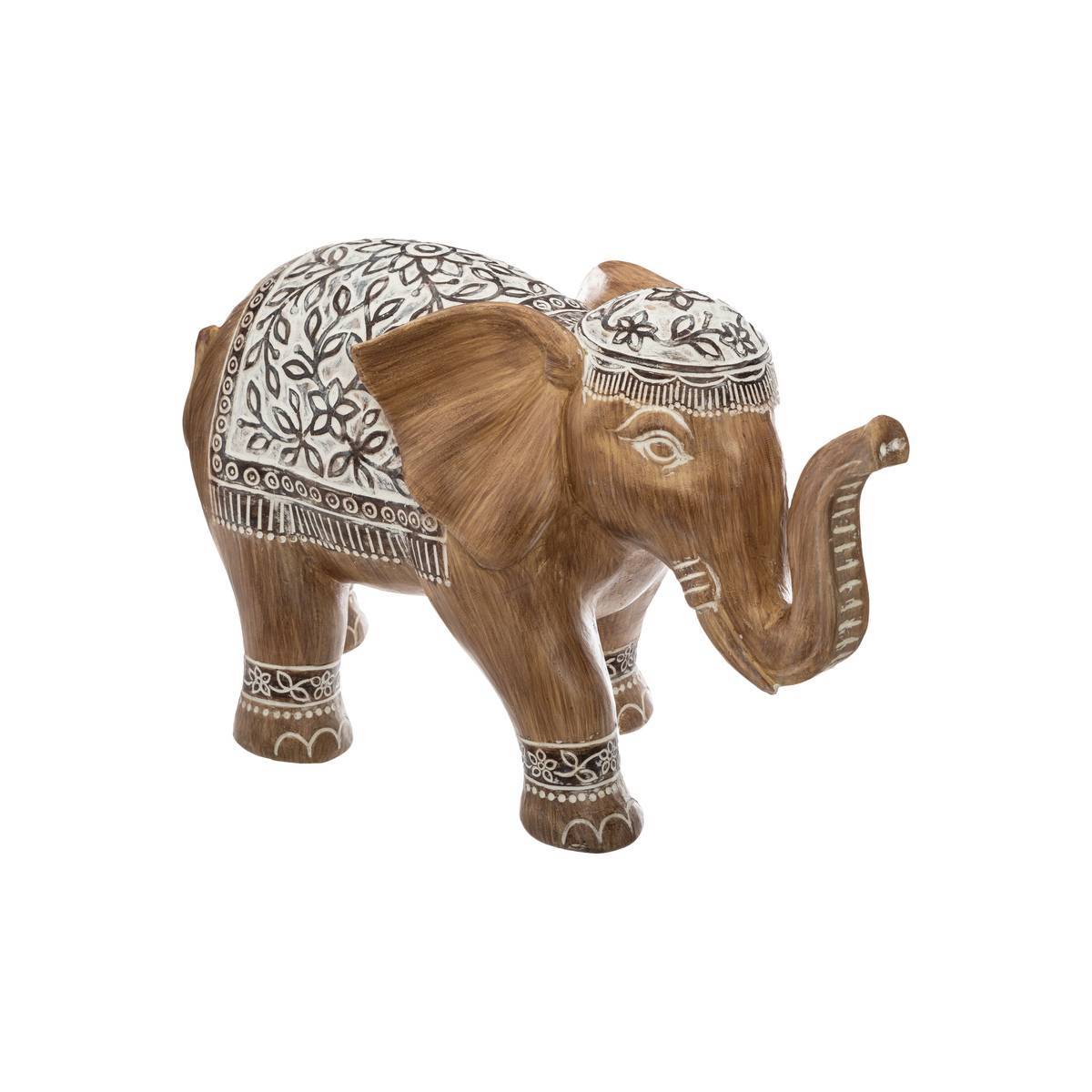 Atmosphera - Éléphant Léo H.11,5cm résine - Atmosphera Créateur d'intérieur - Imagen 1