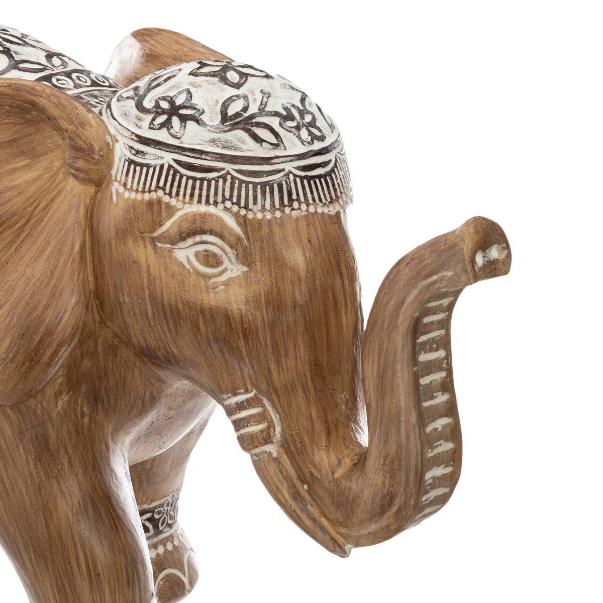 Atmosphera - Éléphant Léo H.11,5cm résine - Atmosphera Créateur d'intérieur - Imagen 2