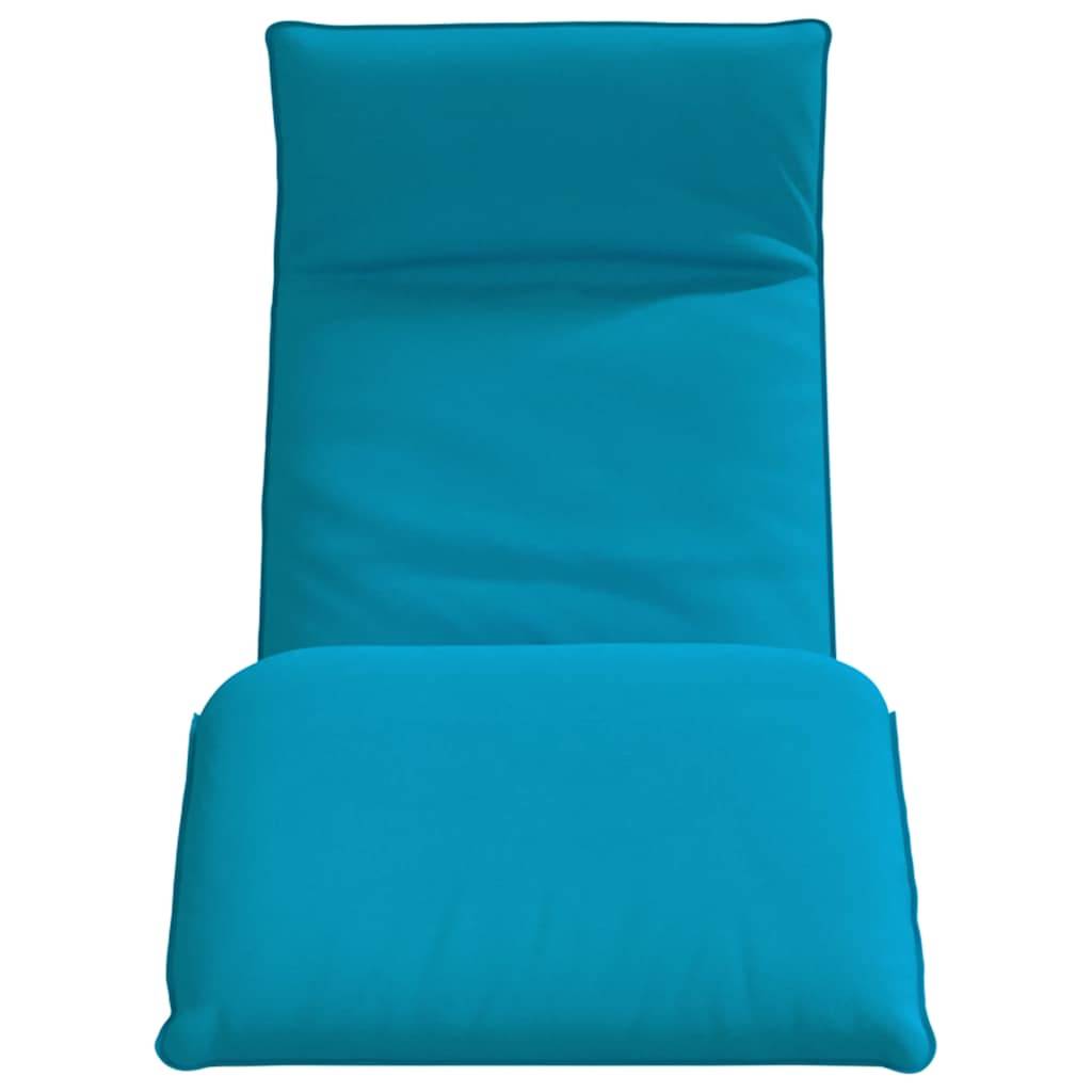 Vidaxl - Transat pliant bleu clair 175 x 54 x 8,5 cm tissu Oxford vidaXL 4019750 - Image 5