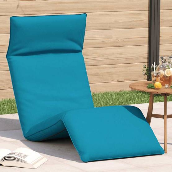 Vidaxl - Transat pliant bleu clair 175 x 54 x 8,5 cm tissu Oxford vidaXL 4019750 - Image 1