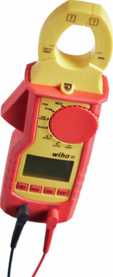 Pince ampèremétrique WIHA jusqu'à 1000 V AC Cat. IV + 2 piles AAA incluses - 45219 - Imagen 1