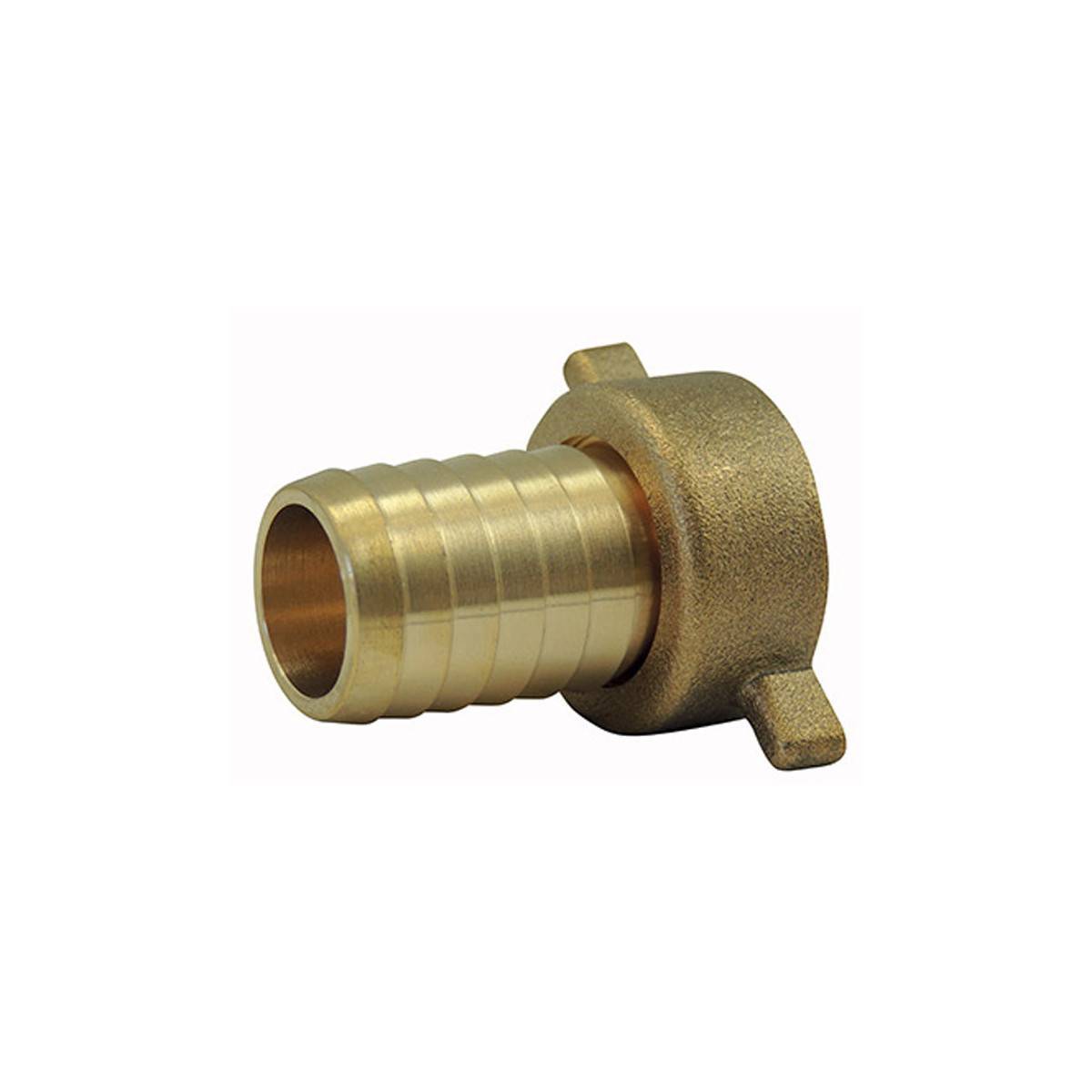 Embout cannelé  - fileté femelle avec écrou à ailette en laiton - Ø A: 2'' | Ø B: 40mm