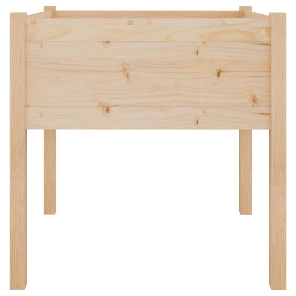 Vidaxl - Jardinière d'extérieur 70x70x70 cm bois de pin massif vidaXL 810809 - Image 5