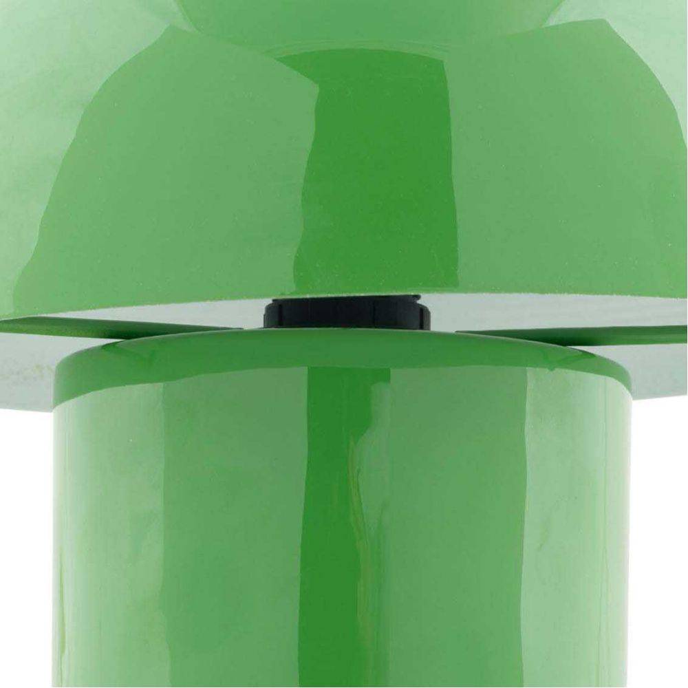 Leitmotiv - Lampe à poser en métal coloré Fat Mushroom Mini Vert - Imagen 3