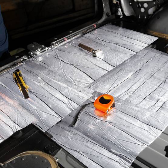 Vevor - VEVOR Tapis isolation phonique 5,1 mm, 3,3 m², insonorisation voiture. Haute densité. - Image 8