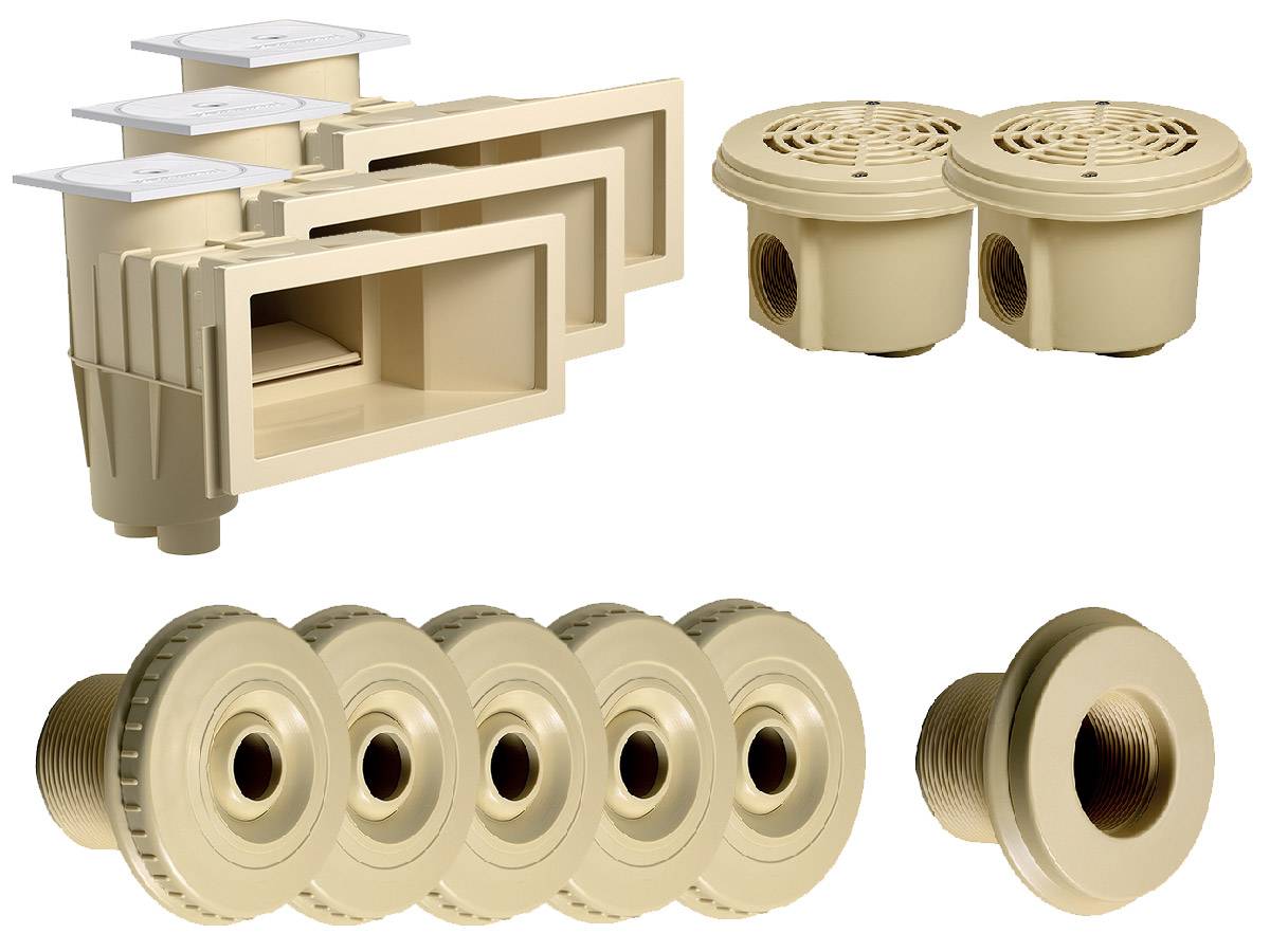 Hayward - Kit pièces à sceller Sable pour piscine 12 x 6 m - Hayward