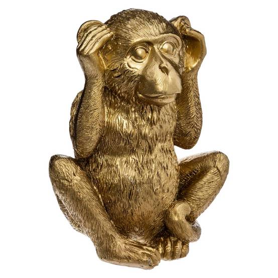 Atmosphera - Lot de 3 singes Sagesse Sama H.17cm résine - Atmosphera Créateur d'intérieur - Image 4