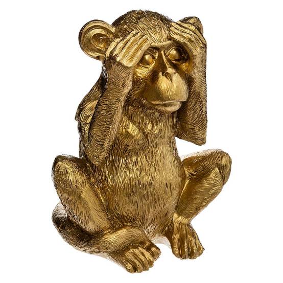 Atmosphera - Lot de 3 singes Sagesse Sama H.17cm résine - Atmosphera Créateur d'intérieur - Image 3