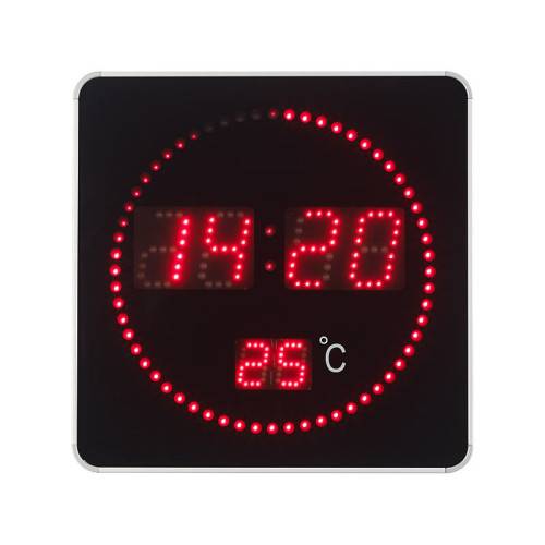 Horloge digitale radio-pilotée ROUGE avec température PEARL - Imagen 1