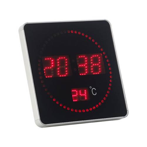 Horloge digitale radio-pilotée ROUGE avec température PEARL - Imagen 3
