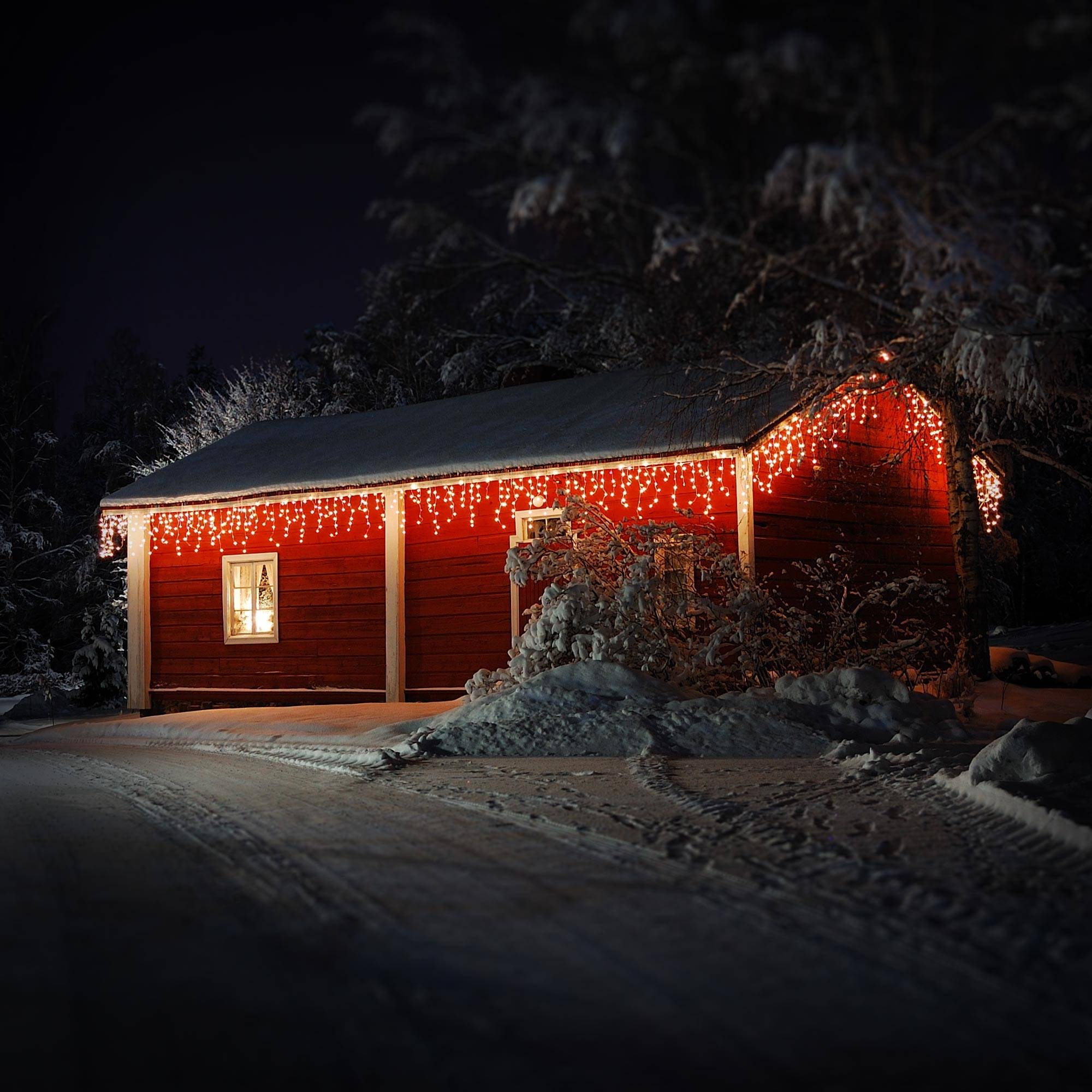 Ecd-Germany - Chaîne guirlande lumineuse à LED blanc chaud 12m 360 ampoules IP44 déco Nöel - Imagen 2