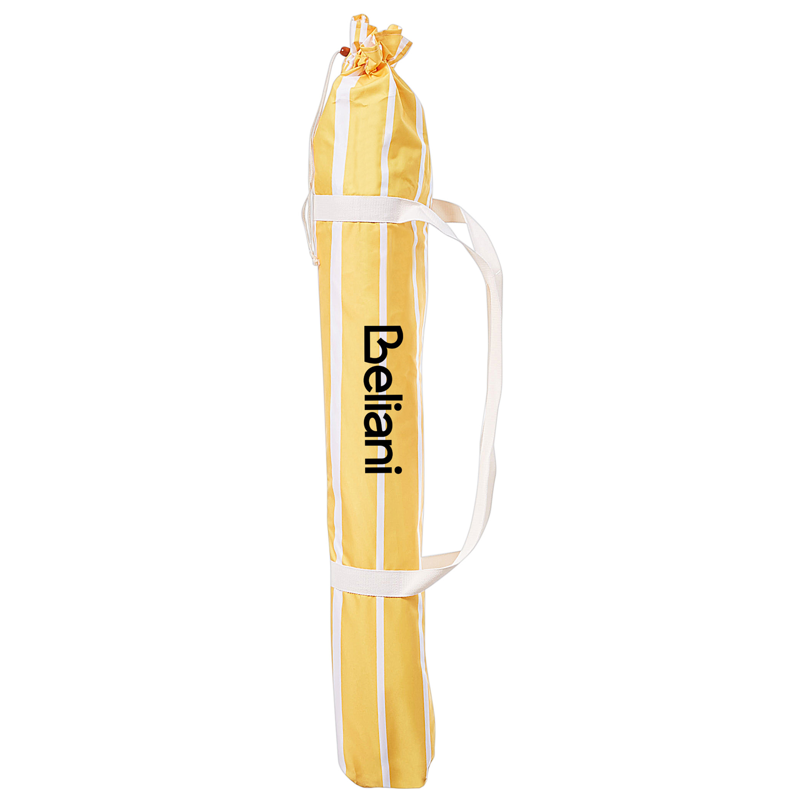 Beliani - Parasol droit Tissu Jaune MONDELLO - Beliani - Imagen 10