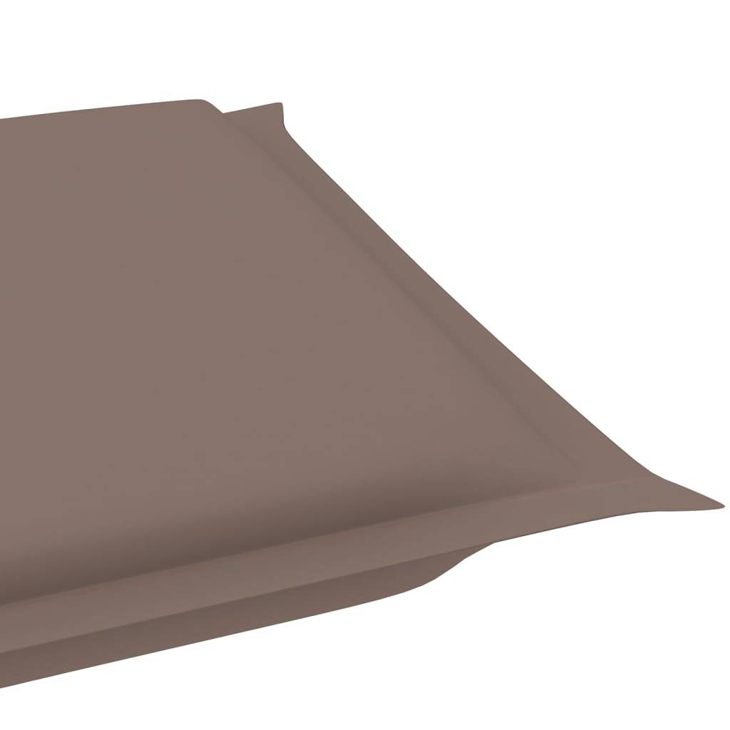 Helloshop26 - Transat chaise longue bain de soleil lit de jardin terrasse meuble d'extérieur à bascule avec coussin bois de teck solide - Imagen 8