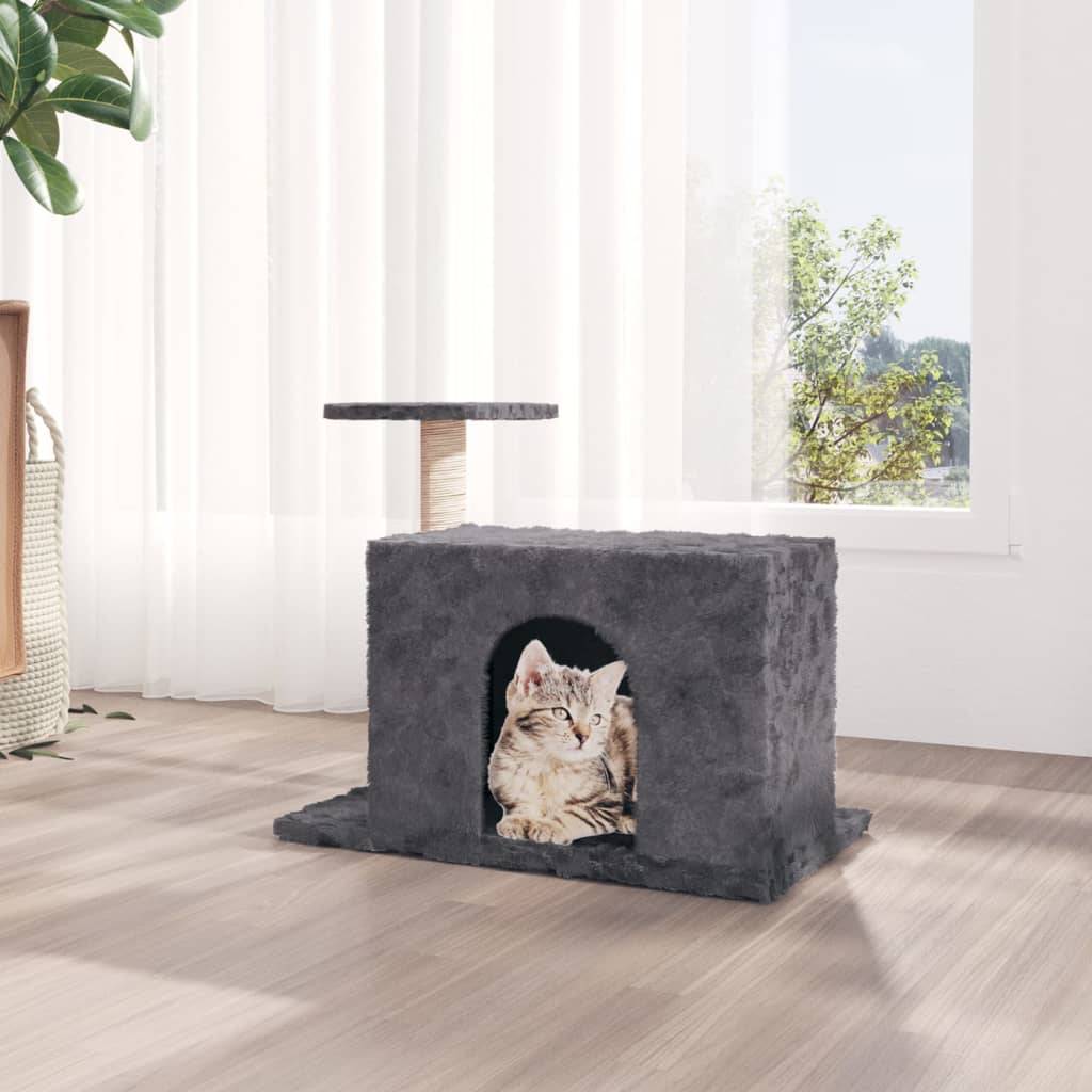 Vidaxl - Arbre à chat avec griffoir en sisal Gris foncé 51 cm vidaXL 171587 - Imagen 1