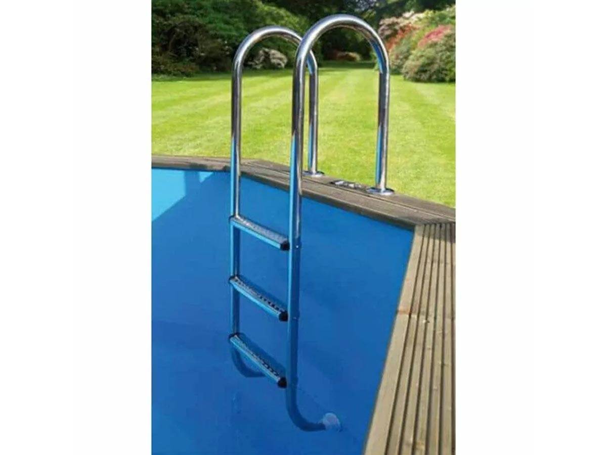 Ubbink - Echelle inox intérieure pour piscines bois - Ubbink - Image 3