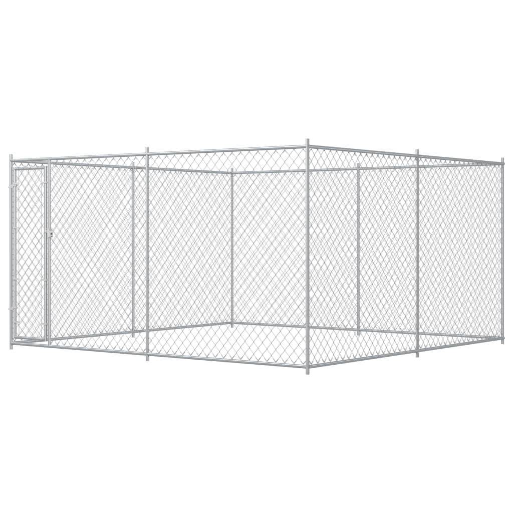 Helloshop26 - Chenil extérieur cage enclos parc animaux chien extérieur pour chiens 383 x 383 x 185 cm - Imagen 1