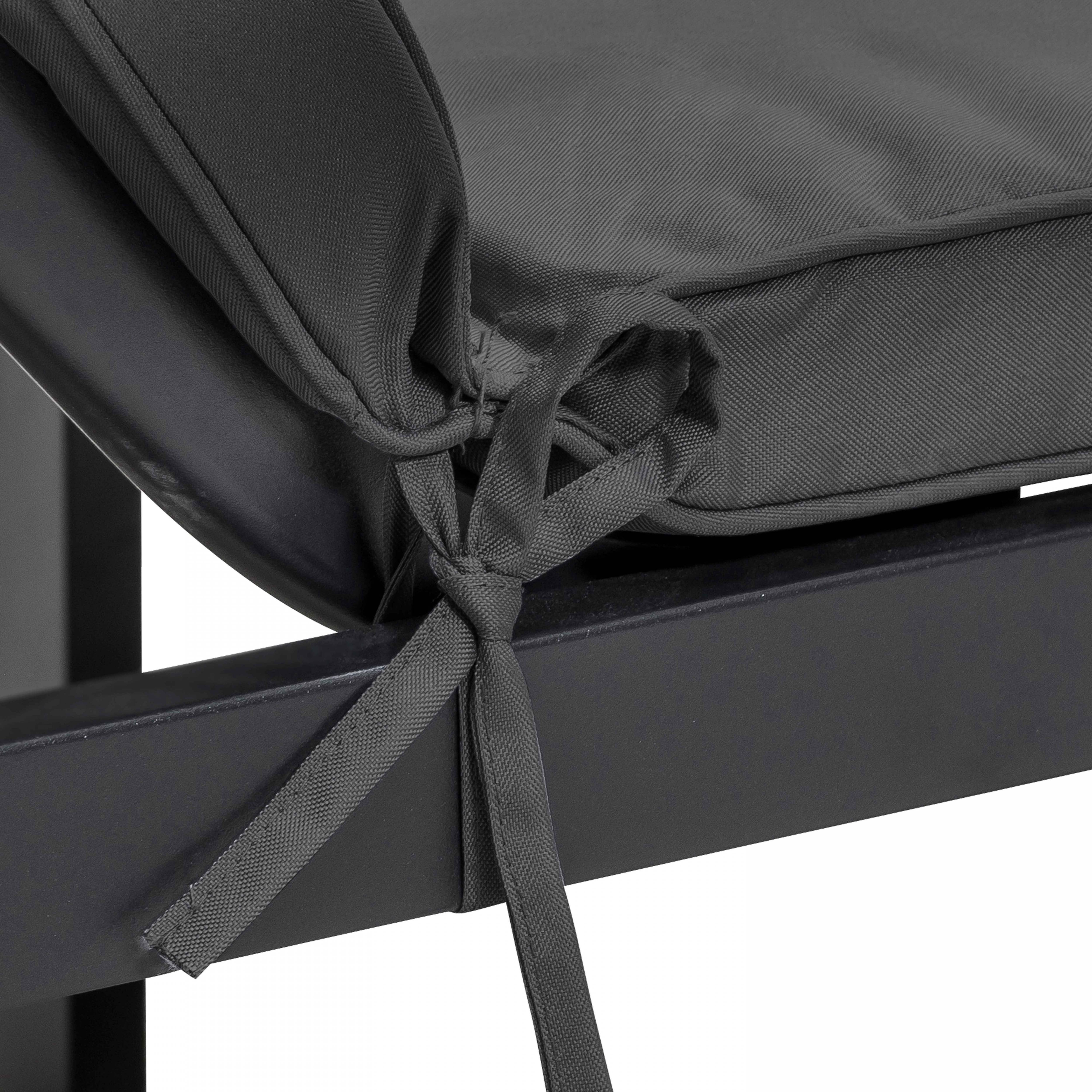 Oviala - Coussin bain de soleil polyester gris 186x53x5 cm Picchu - Oviala - Imagen 4