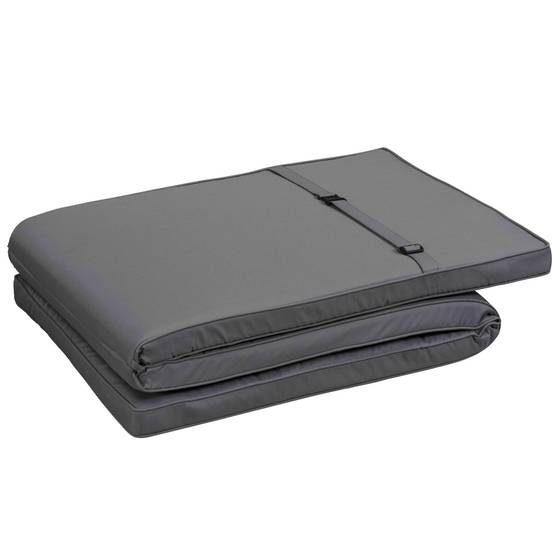 Oviala - Coussin bain de soleil polyester gris 186x53x5 cm Picchu - Oviala - Imagen 3