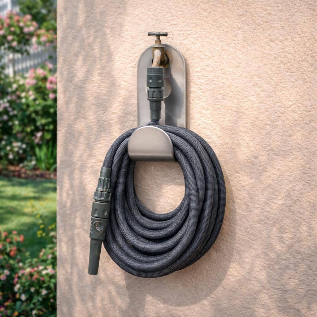 Jardibric - Jardibric - Tuyau Arrosage Extensible 10 à 30 m - Tuyau Jardin Rétractable avec Rangement Compact - Imagen 3