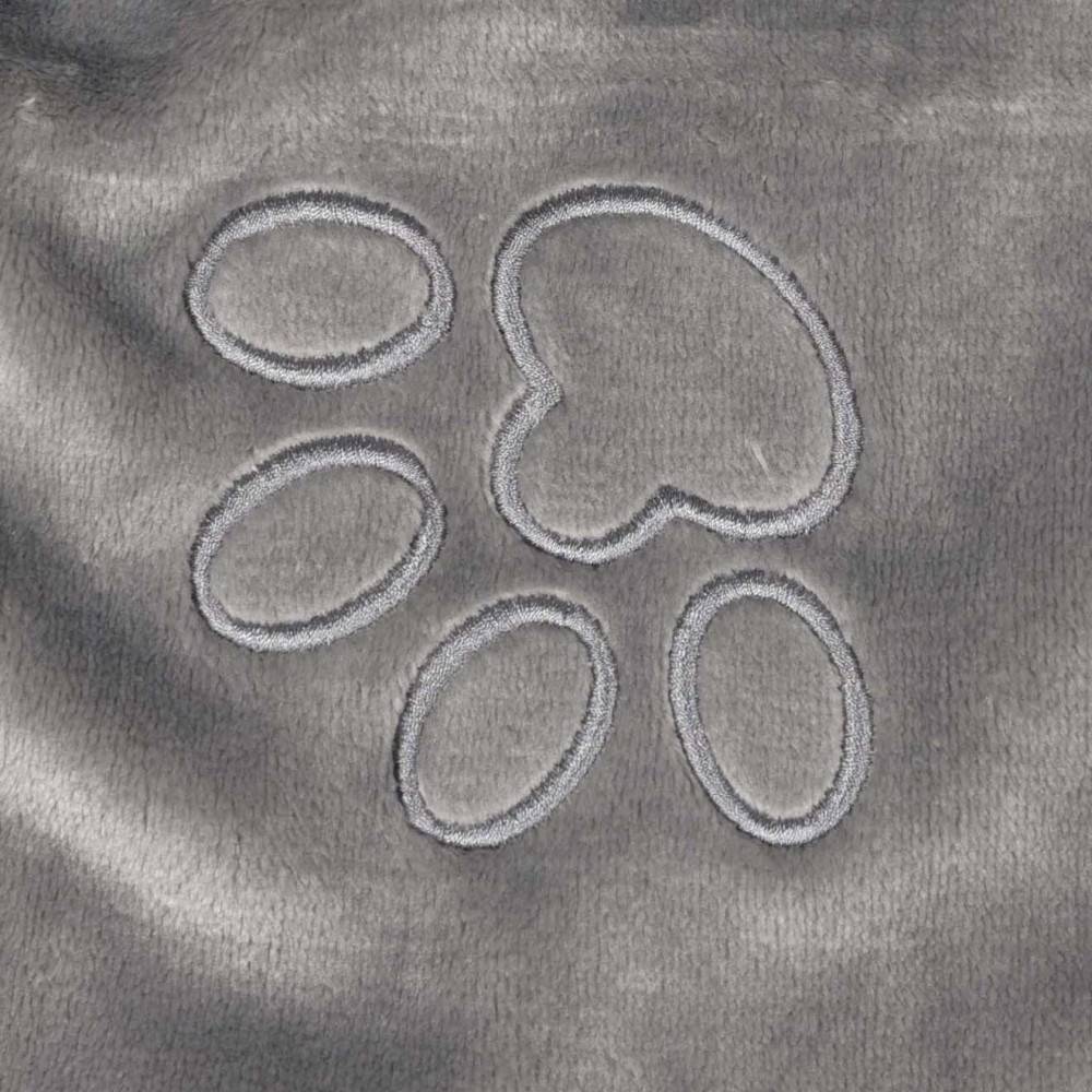 Couverture 150 x 100 cm pour chien couleur grise - Image 2