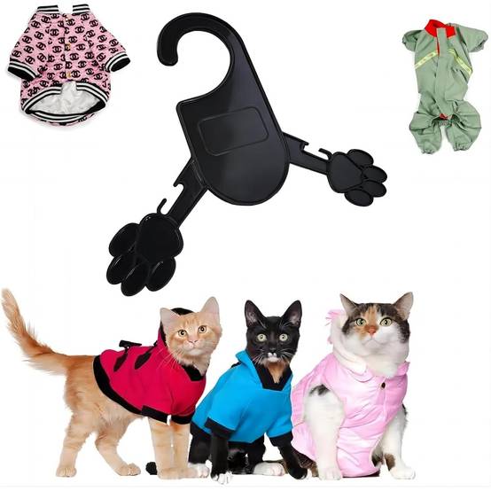 Pendentifs pour vêtements de pets en plastique noirs taille petite 20 pièces pour chien et chat DtopbuyAge - Image 2