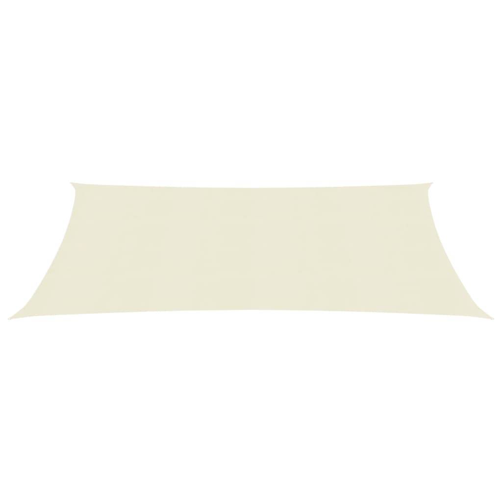 Helloshop26 - Voile d'ombrage 160 g/m² 5 x 8 m PEHD crème - Imagen 2