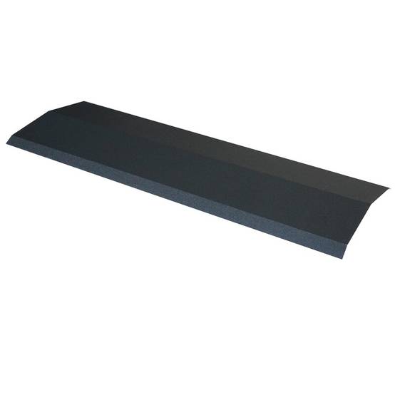 Faîtière 920 mm pour panneau tuile facile en acier galvanisé laqué mat - Coloris - Gris anthracite mat, Longueur - 920 mm - Image 1