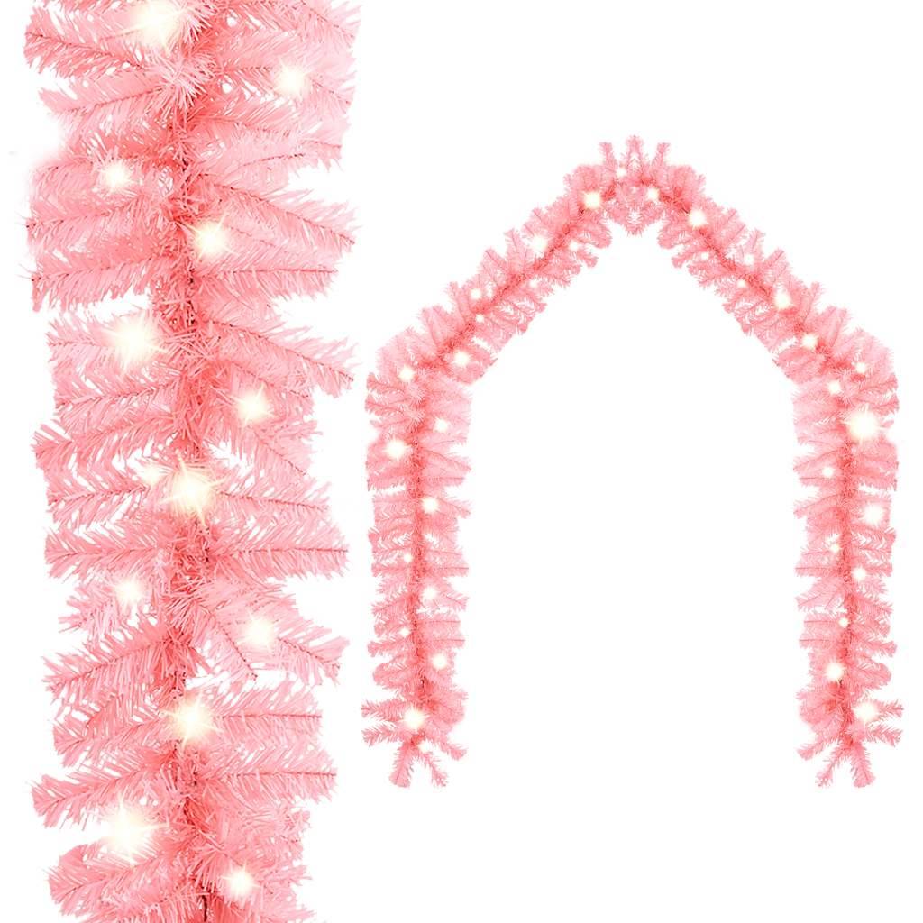 Guirlande de Noël Lumineuse PVC Décoration Fêtes 150 LED Rose 10 m – ComfortXL Outdoor Living - Image 1