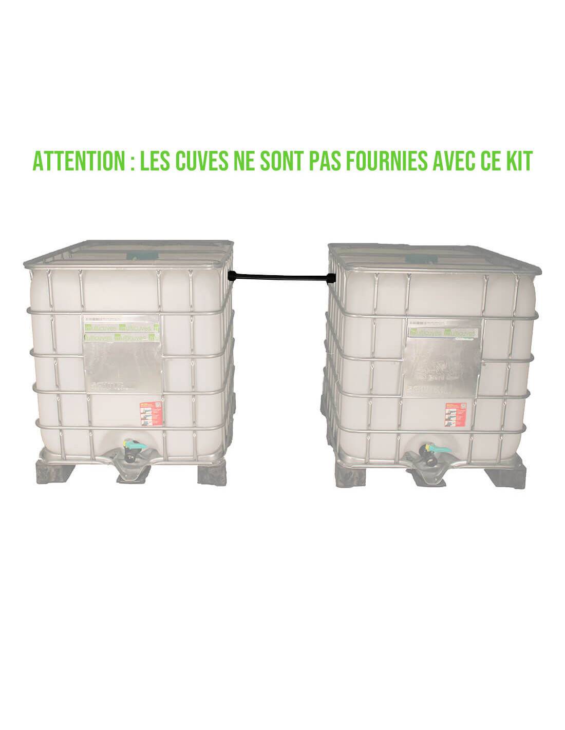 Kit de couplage pour récupérateurs d'eau - Ø 32 mm - Tuyau 65 cm - Imagen 2
