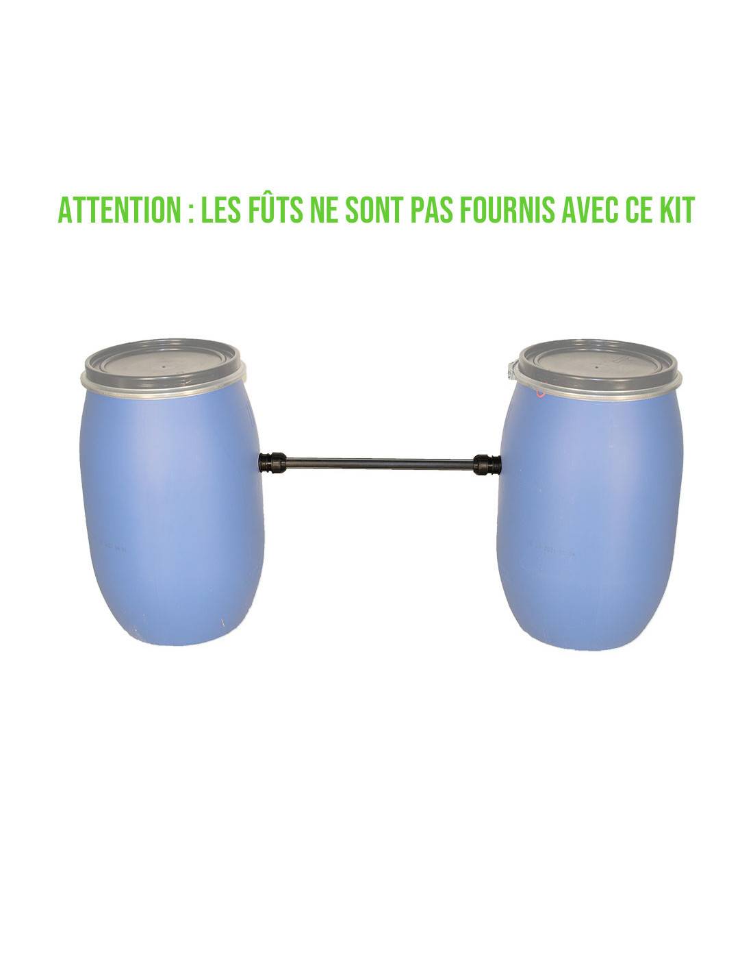 Kit de couplage pour récupérateurs d'eau - Ø 32 mm - Tuyau 65 cm - Imagen 3