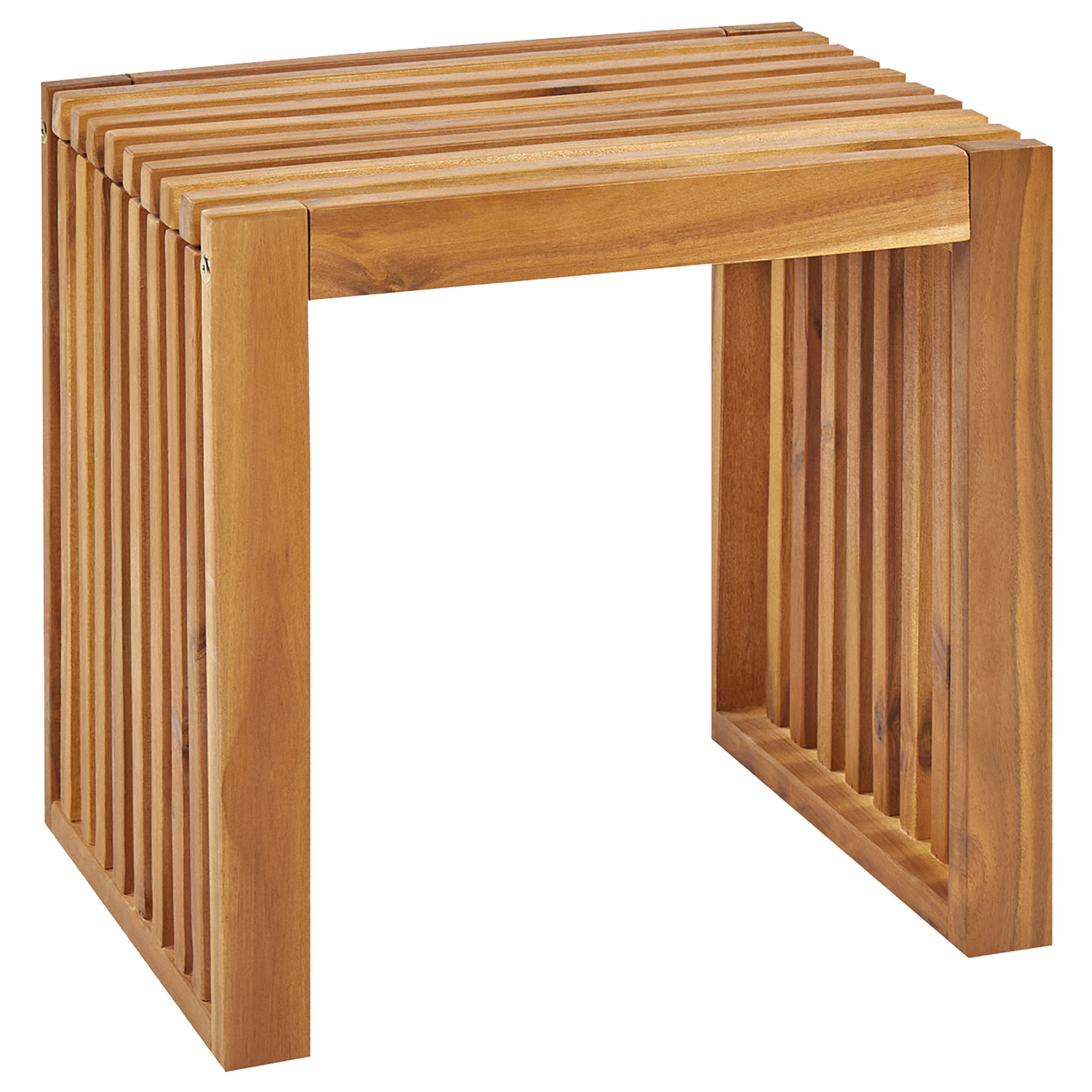Beliani - Chaise de jardin Acacia Marron BELLANO - Beliani - Imagen 4