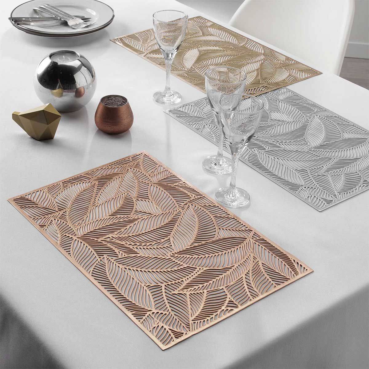Set de Table Ajouré "Orphée" 30x45cm Or - Image 3