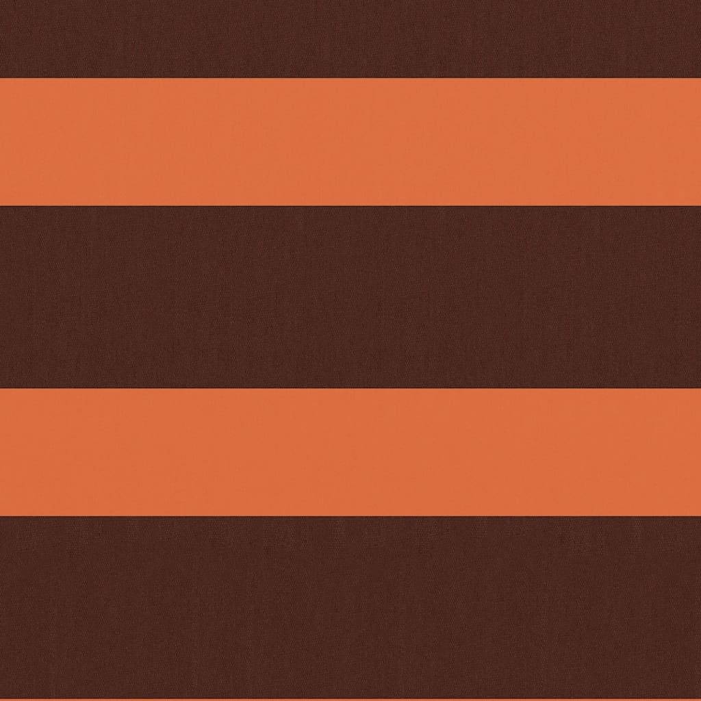Helloshop26 - Écran de balcon brise pare vue protection confidentialité 75 x 400 cm tissu oxford orange et marron - Imagen 2