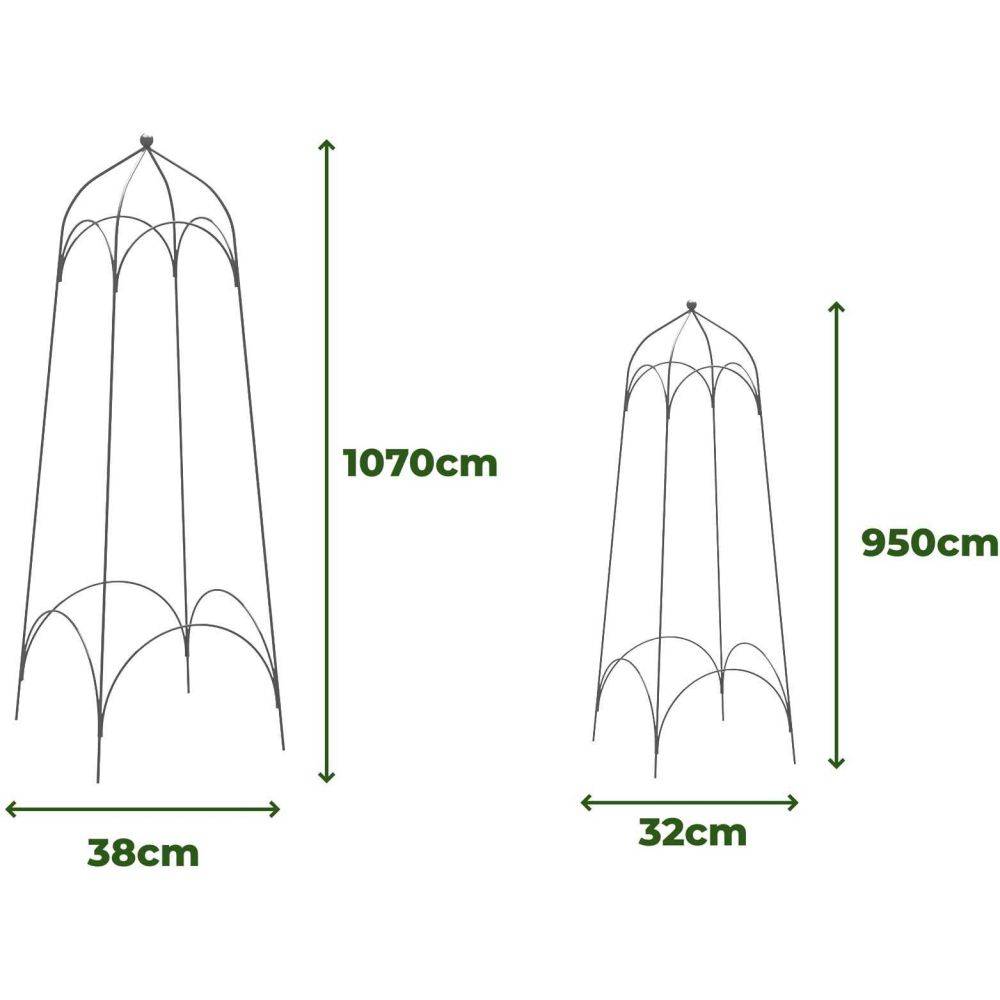Komet - Treillis en acier Arthur (Lot de 4) - Imagen 3