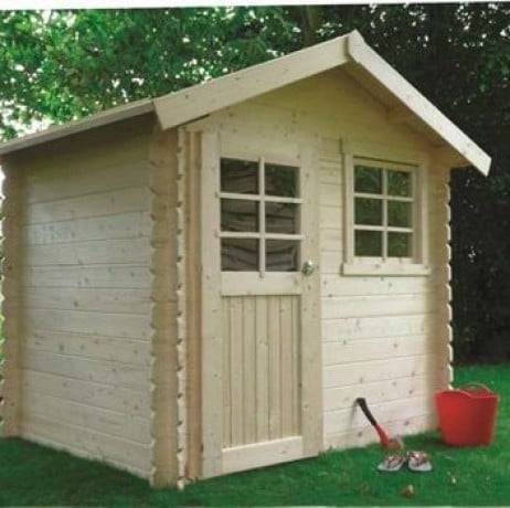 Abri de jardin LAVAL en bois 3,74 m², Toiture Shingle gris, Plancher Oui - Imagen 1