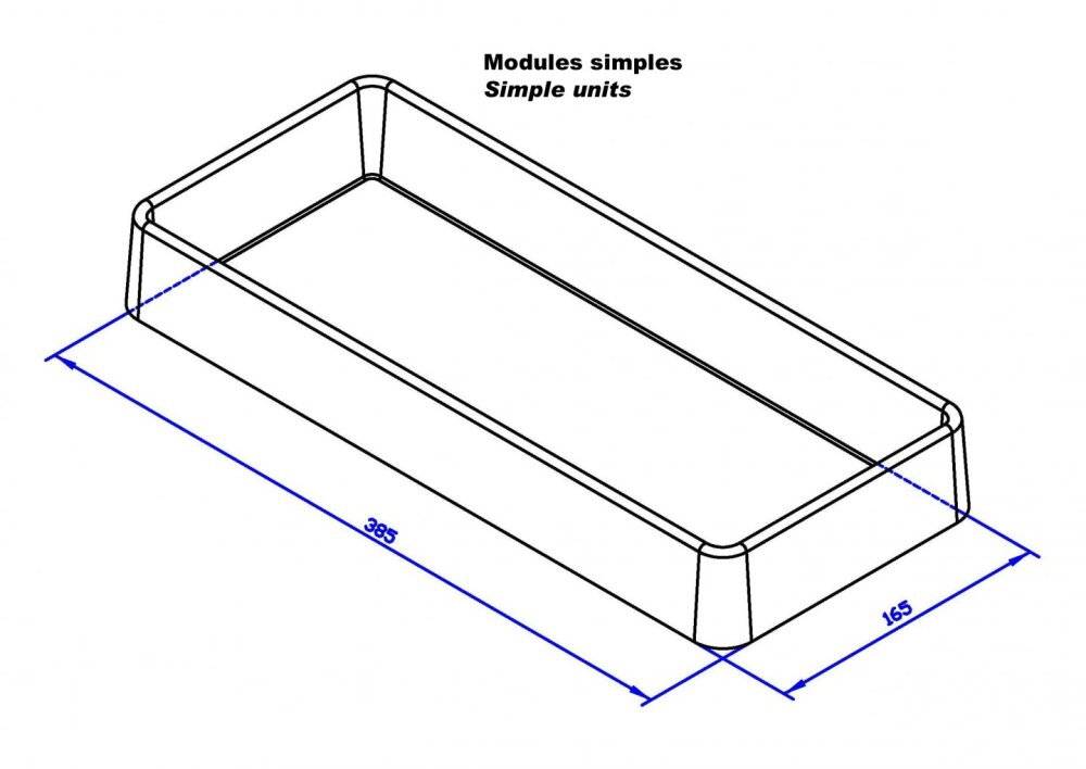 Modules de 4 pinces pvc - MOB - Image 2