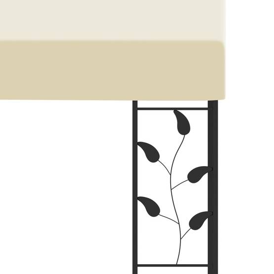 ComfortXL - Tonnelle Adossée Acier Abri de Terrasse Toile Imperméable pour Maison Crème 4x3 m – ComfortXL Outdoor Living - Image 5