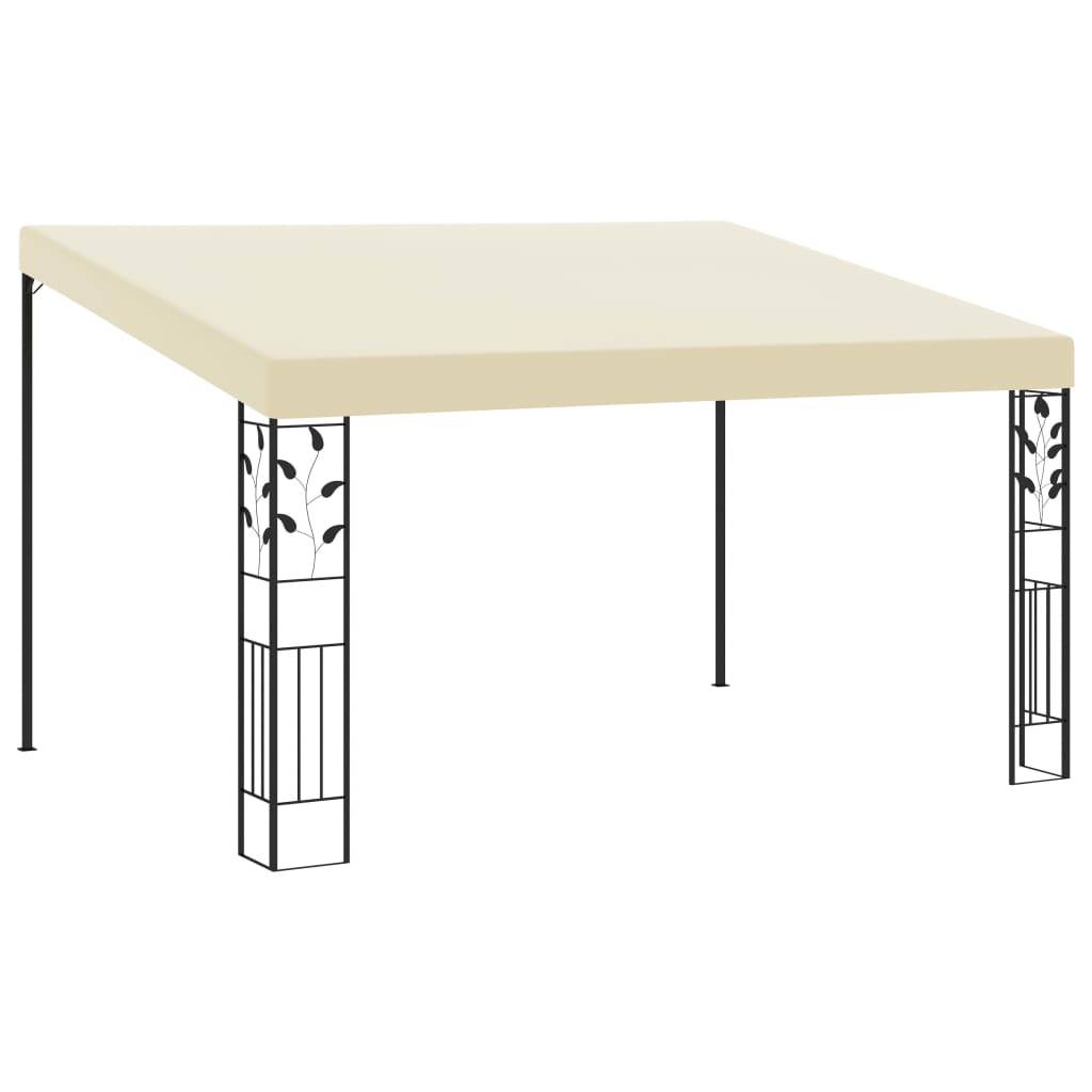 ComfortXL - Tonnelle Adossée Acier Abri de Terrasse Toile Imperméable pour Maison Crème 4x3 m – ComfortXL Outdoor Living - Image 1