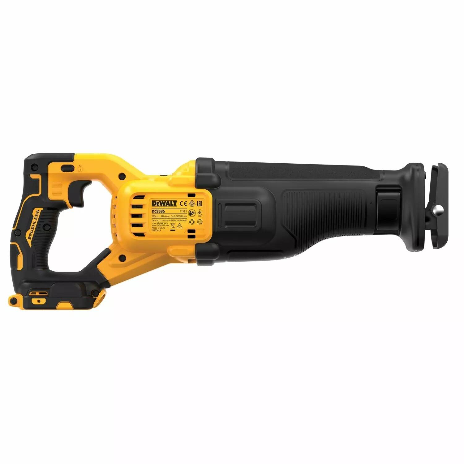 Scie sabre XR 18V ADVANTAGE brushless - Sans batterie ni chargeur - Coffret TSTAK - DEWALT - DCS386NT-XJ - Image 6