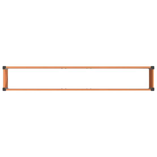 ComfortXL - Jardinière Surélevée WPC Aluminium Culture Légumes Fleurs 200x30x72cm Marron - ComfortXL Outdoor Living - Image 4